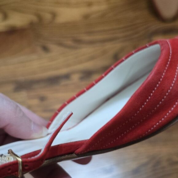 Dior Red Vintage-Style Heels - Picture 8 of 10